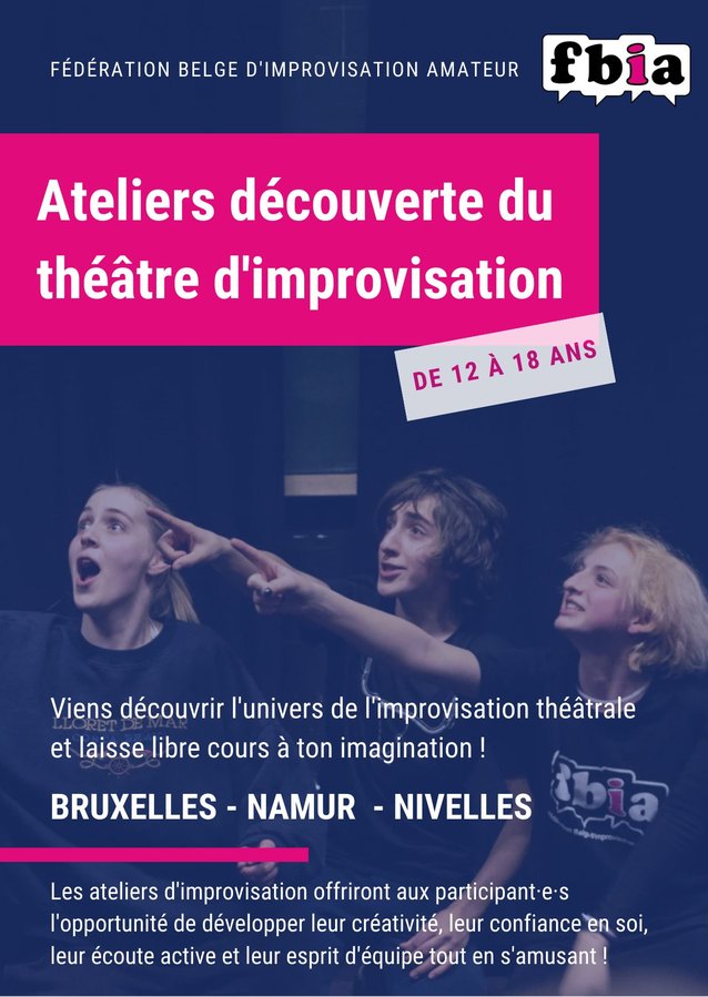 Stages,cours Cours d improvisation thtral - Fbia