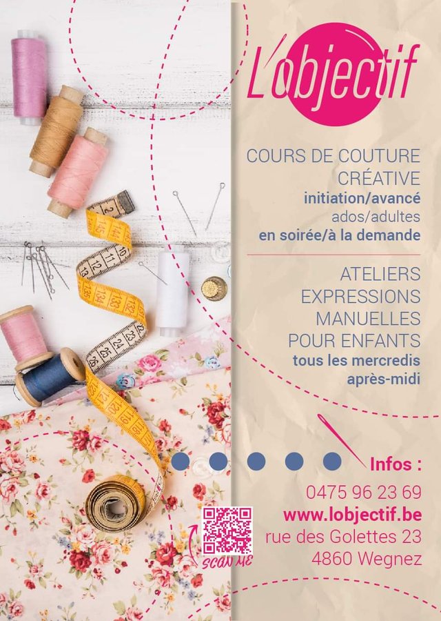 Stages,cours Cours couture atelier