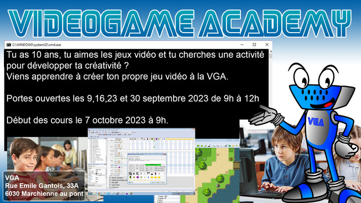 Stages,cours Cours creation jeu video (informatique)