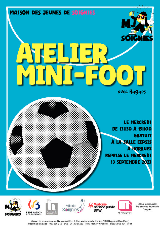 Stages,cours Atelier mini foot