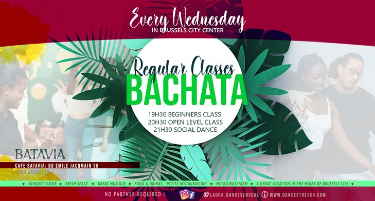 Stages,cours Partnerwork Bachata Classes every Wednesday 