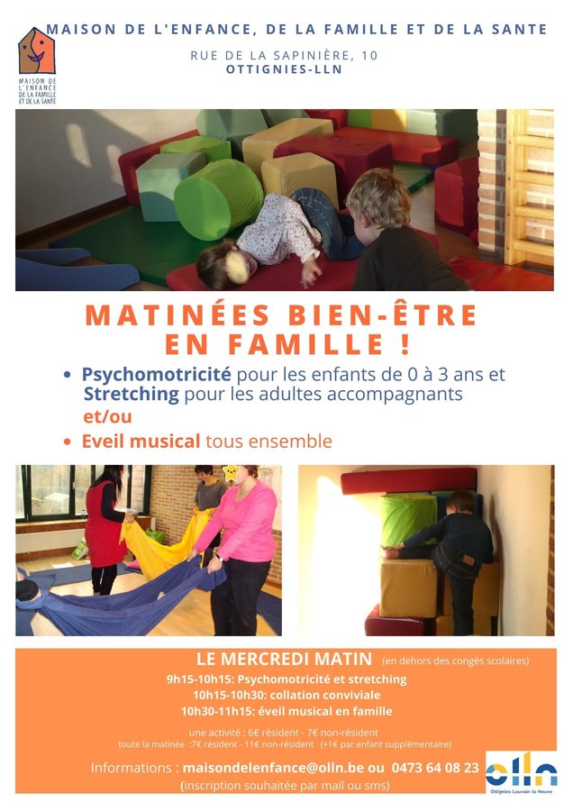 Stages,cours Matinée Bien-Être