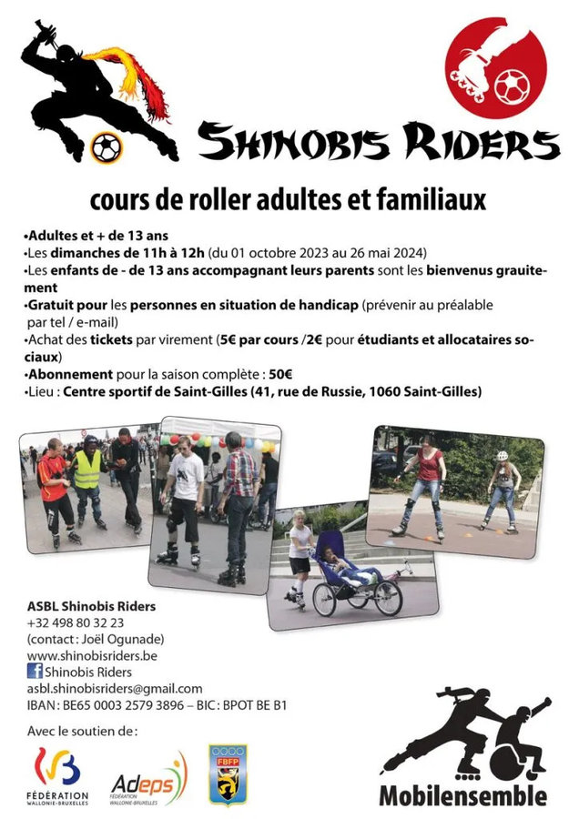 Stages,cours Cours roller adultes familiaux