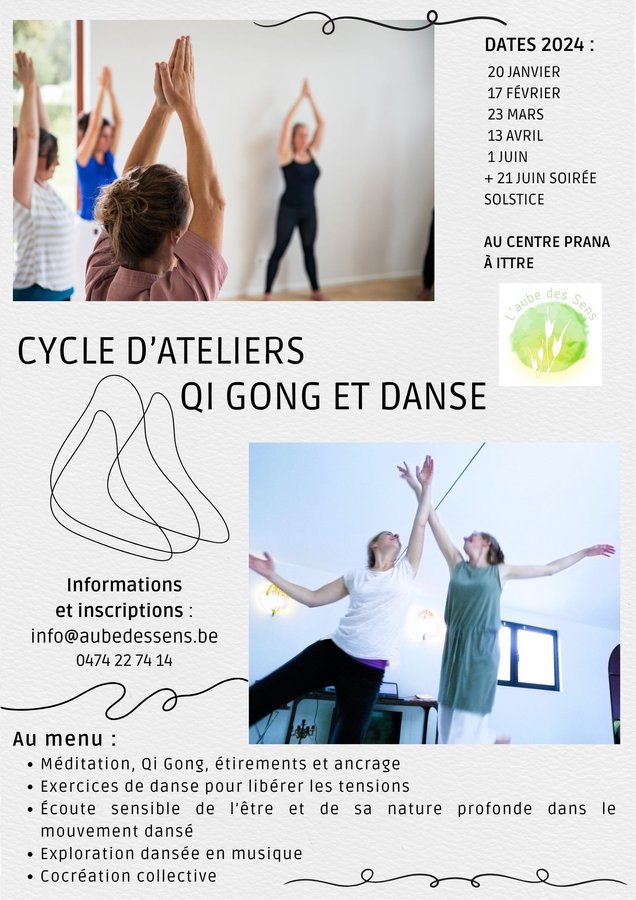 Stages,cours Danse conscience Qi-gong
