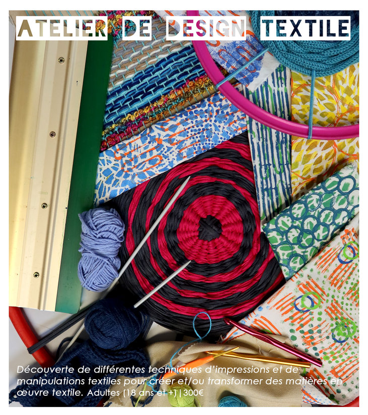 Stages,cours Atelier Design Textile