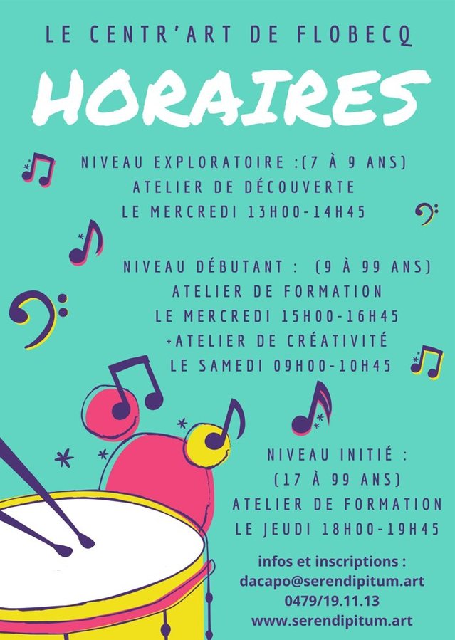 Stages,cours Cours musique - pédagogie active