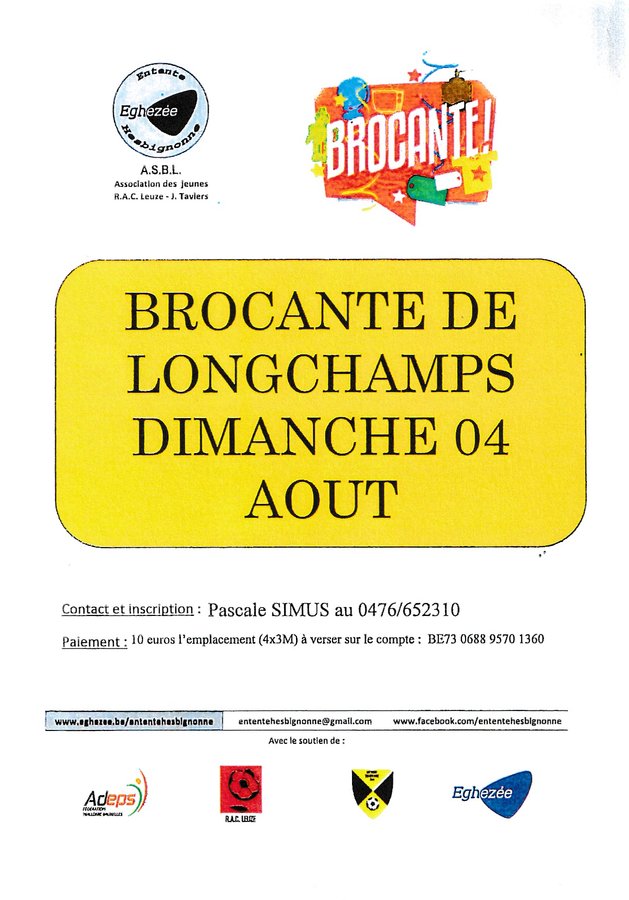  4 Brocante Longchamps