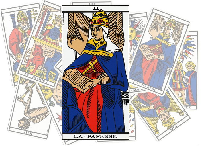 Stages,cours Tarot Cratif - papesse