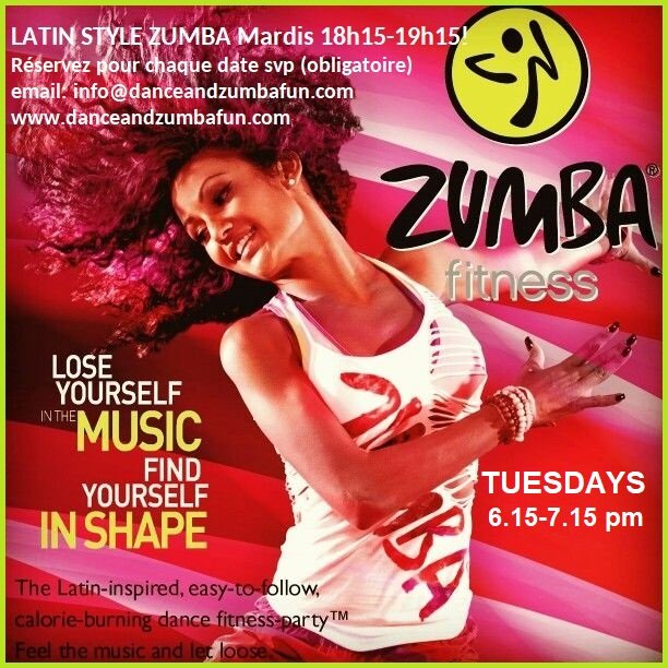 Stages,cours Latin Zumba dynamique