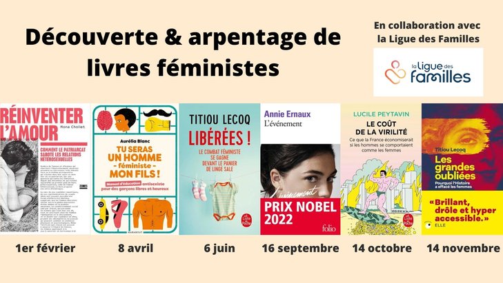 Confrences Dcouverte & arpentage livres fministes:  Libres de Titiou Lecoq