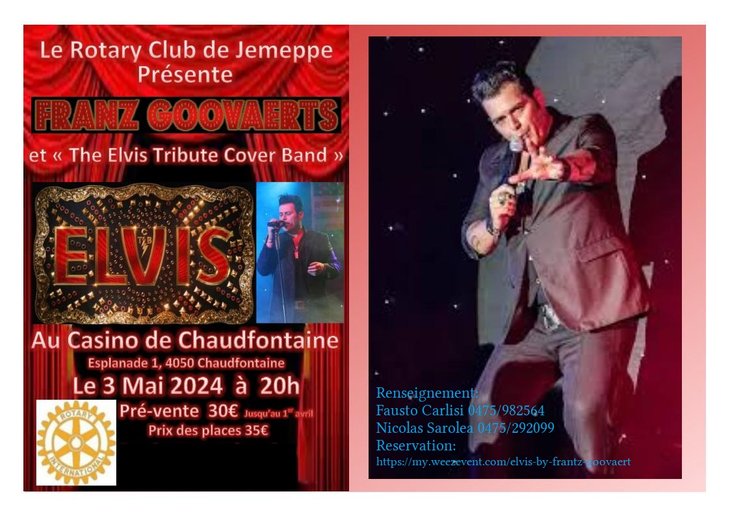 Concerts Elvis Franz Goovaerts