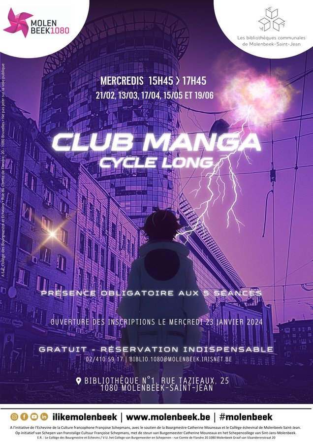 Stages,cours Club manga : cycle long