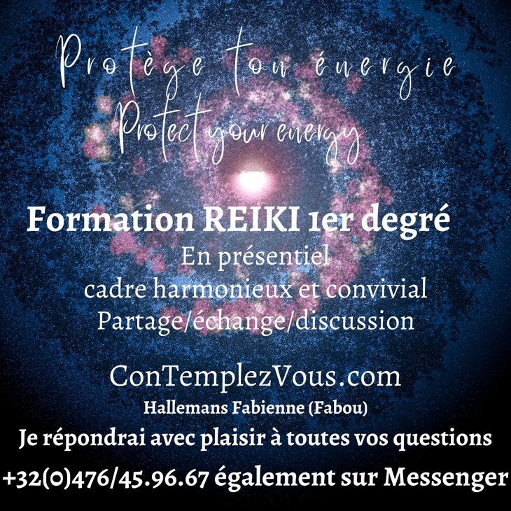 Stages,cours Reiki Degré 1