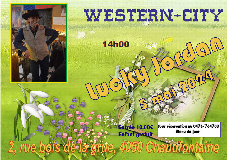Concerts Concert danses country avec Lucky Jordan
