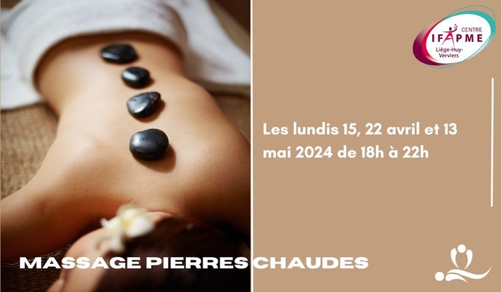 Stages,cours Formation massage pierres chaudes - Stone Therapy