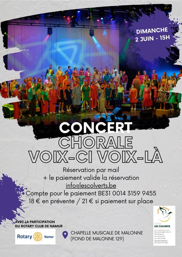Concerts Concert la chorale Voix-ci Voix-l