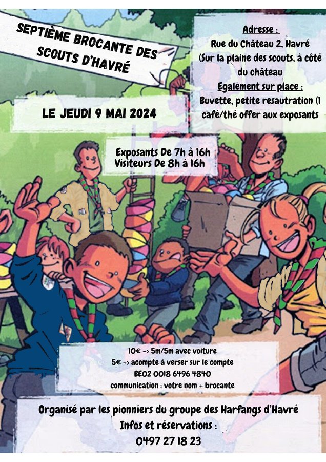  Septime Brocante groupe scouts Harfangs d Havr