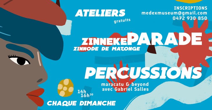 Stages,cours Zinnode Matonge: Ateliers percussions : maracatu beyond