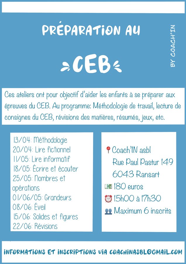 Stages,cours Ceb