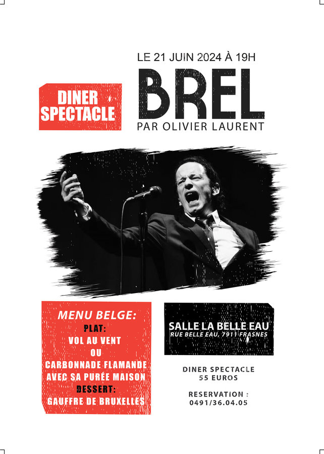 Concerts Brel Olivier Laurent