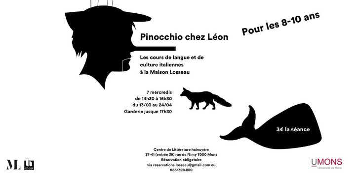 Stages,cours Pinocchio chez Lon  Cours ditalien pour enfants