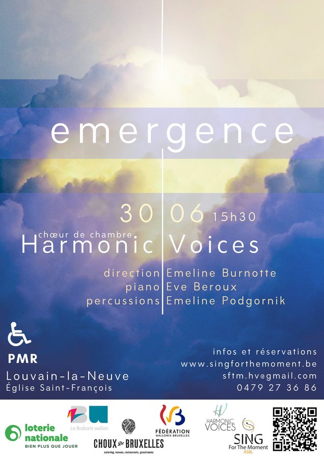 Concerts Concert Emergence choeur Harmonic Voices