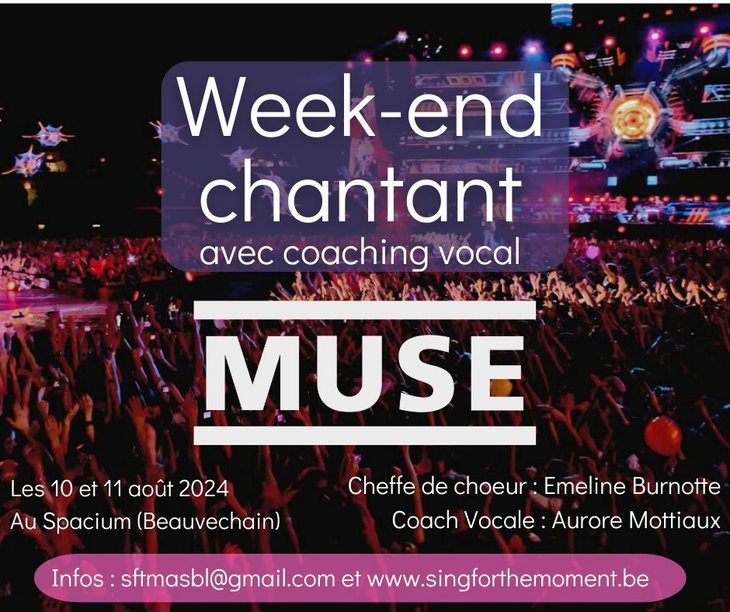 Stages,cours Week-end chantant Muse