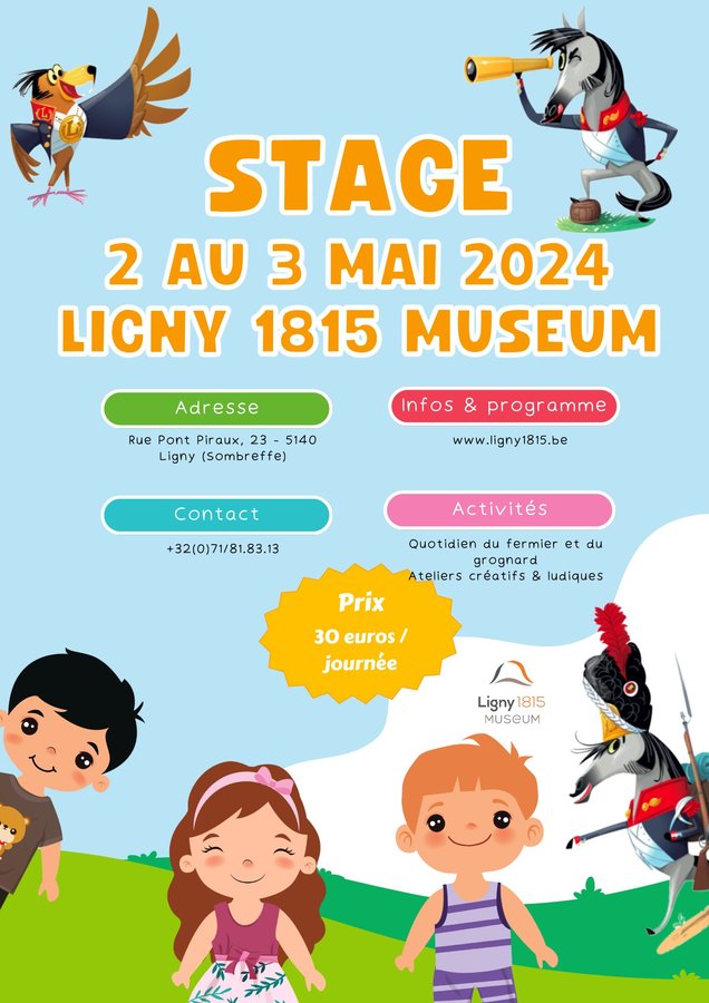 Stages,cours Stage dcouvertes Ligny 1815 Museum