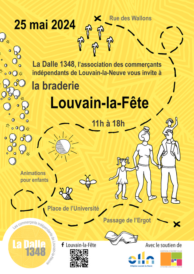 Loisirs Louvain-la-Fte grande braderie commerces indpendants Lln