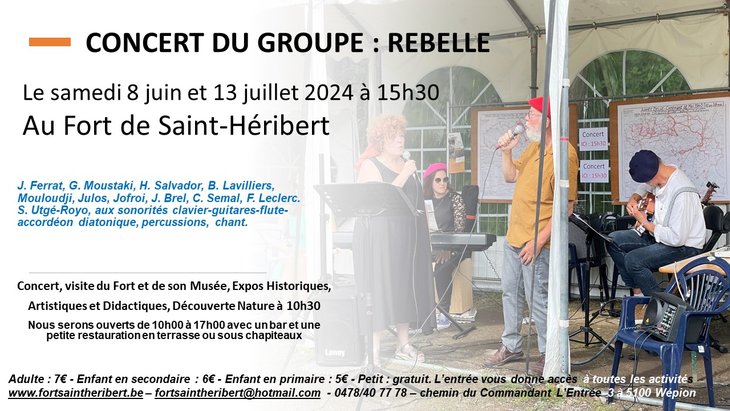 Concerts Musique - Histoire - au Fort Saint-Hribert (3)