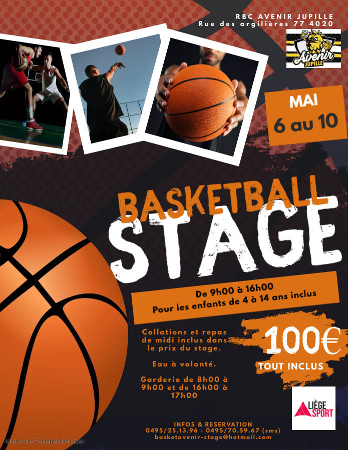 Stages,cours Stage basketball