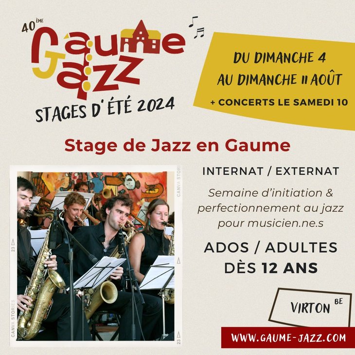 Stages,cours Stage Jazz Gaume