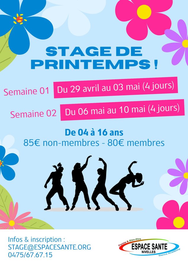 Stages,cours Stage Printemps