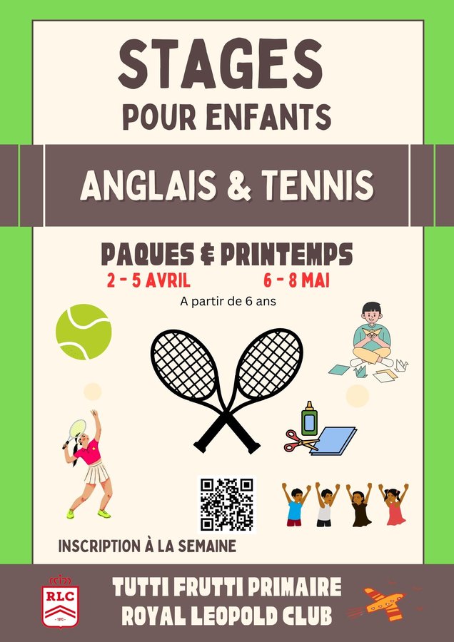 Stages,cours Anglais & Tennis