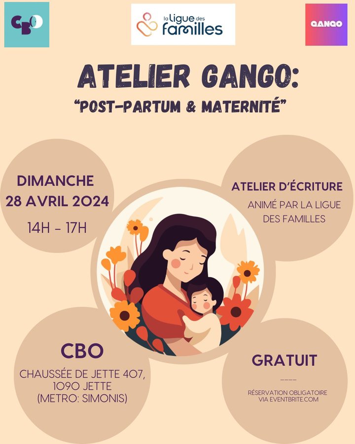 Stages,cours Atelier Gango: Post-partum & Maternit 