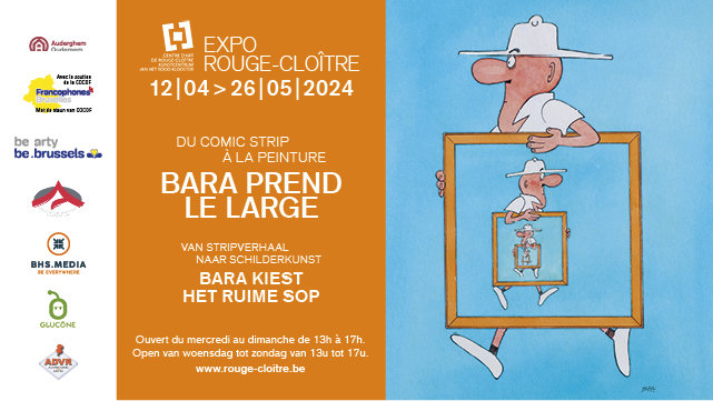 Expositions Expo  Bara prend large - comic strip  peinture 