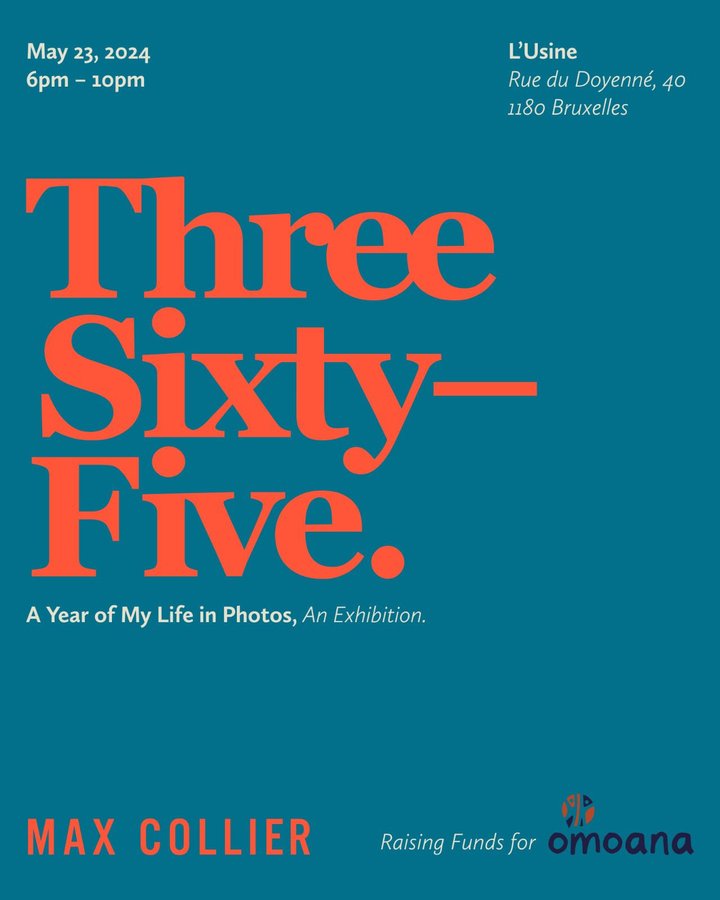 Expositions Three Sixty-Five. A year my life photos, exhibition.