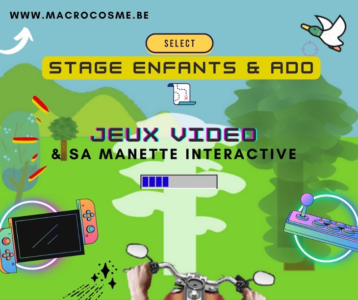 Stages,cours Cre jeu vido sa manette interactive (code, lectronique, impression 3D)