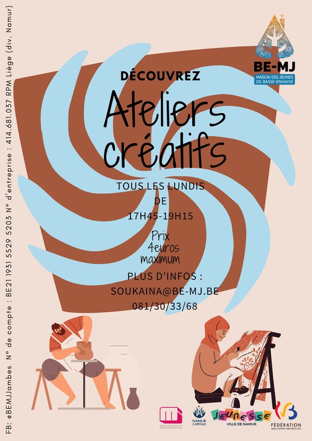 Stages,cours Ateliers Cratifs