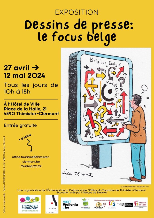Expositions Exposition : Dessins presse, focus belge