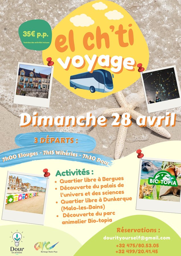 Excursions, sjours Le Ch ti voyage : dcouverte Bergues Dunkerque