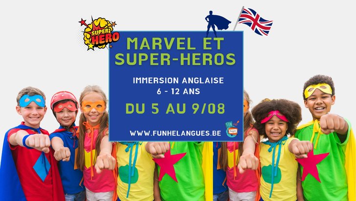 Stages,cours Marvel, superhros - an