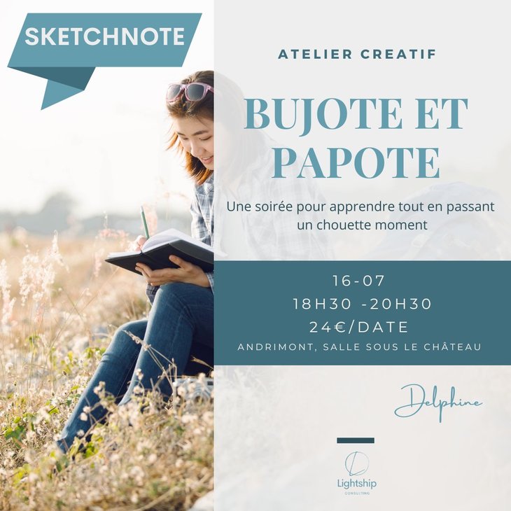 Stages,cours Atelier bujote papotte- Sketchnote