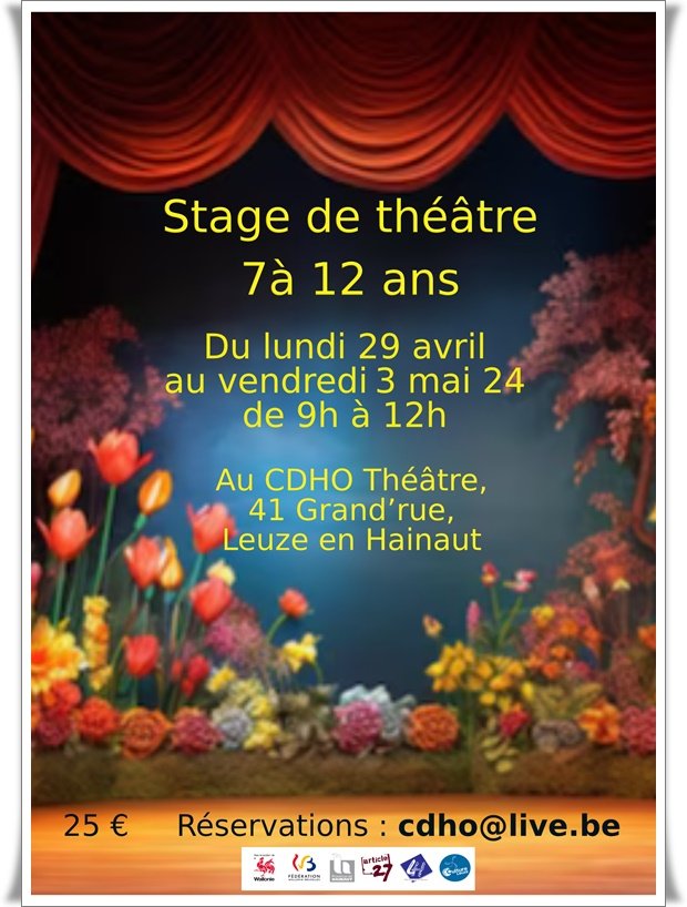 Stages,cours Stage Printemps: thtre Enfants