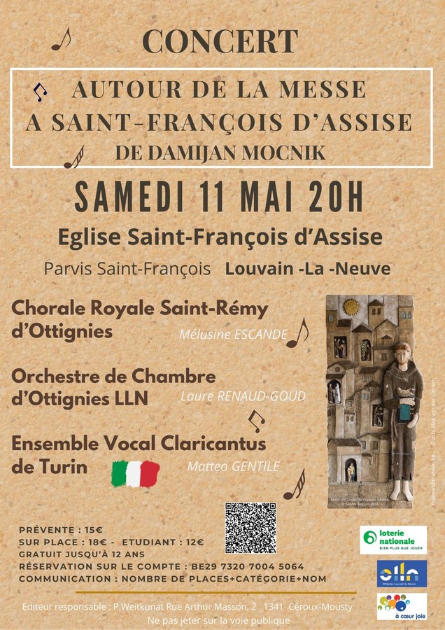 Concerts Autour la  Messe  Saint-Franois d Assise  Damijan Mocnik