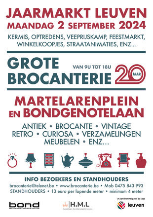  20me Grande Brocanterie March Annuel - Louvain