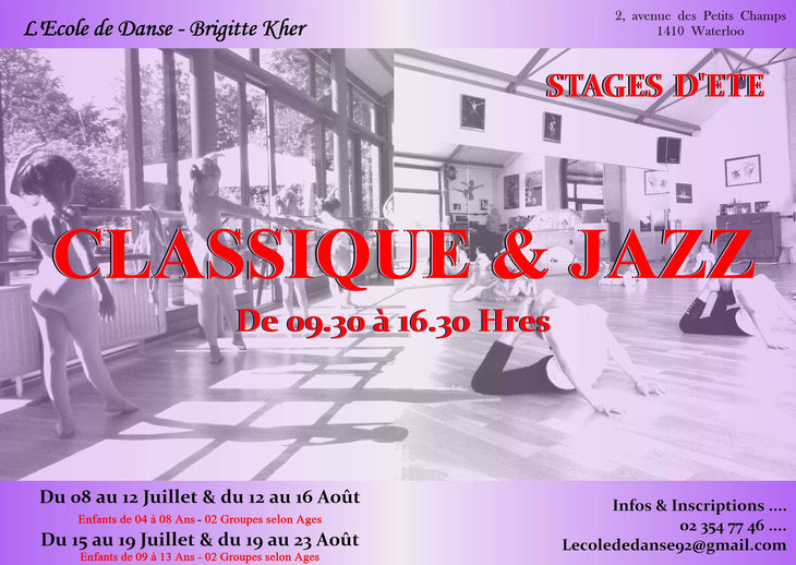 Stages,cours Stages Classique & Jazz Enfants