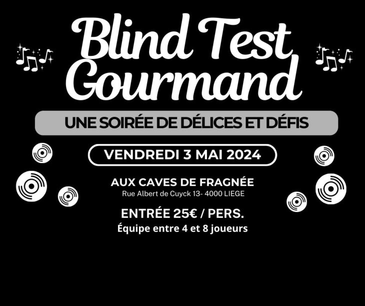 Soires Blind Test Gourmand: soire dlices dfis