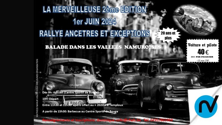 Loisirs Rallye d anctres d exceptions - Merveilleuse - 2me dition