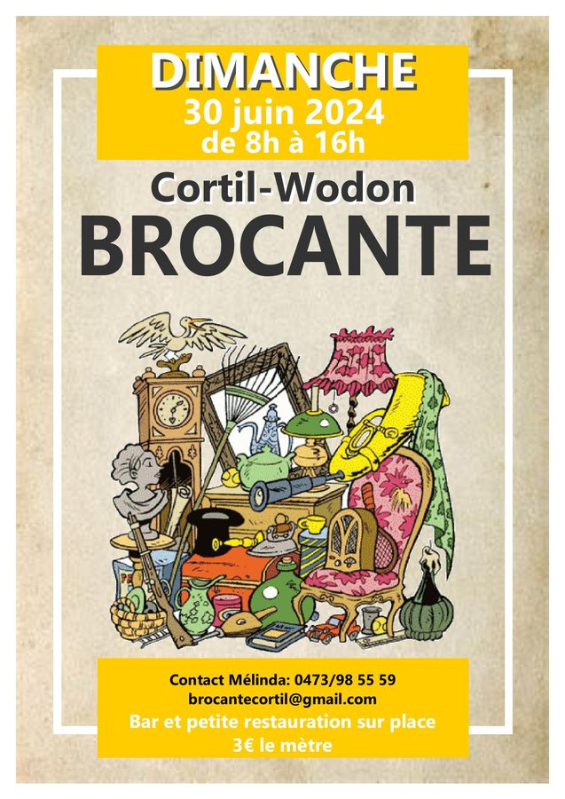  6e brocante Cortil-Wodon